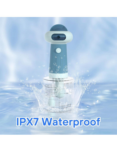 Dispensador de Champú Espumoso Eléctrico SpuotFan Azul 400ml