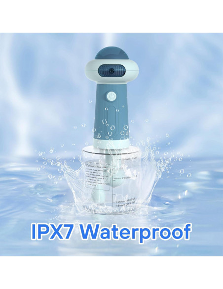 Dispensador de Champú Espumoso Eléctrico SpuotFan Azul 400ml