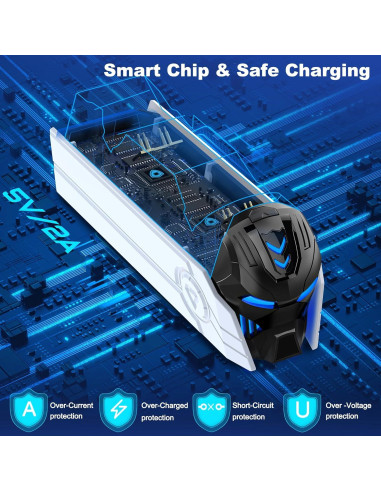 Estación de Carga Rápida para 2 Controladores PS5 MystNova