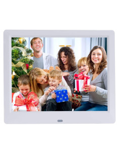 Marco de fotos digital 9" TMC FDD-86-W USB SD HD blanco