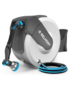 Carrete de Manguera Retráctil 20m Relhost 1.27cm Automático