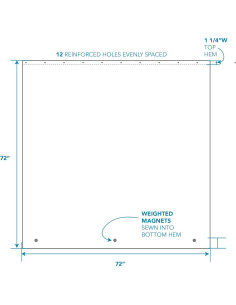 Cortina de Ducha PEVA iDesign Impermeable 182.88 cm Transparente 2