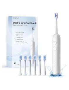 Cepillo de Dientes Eléctrico Sonic XOKK con 6 Cabezas y 4 Modos