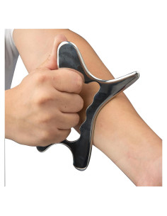 Herramientas de Gua Sha Acero Inoxidable Mikako para Masaje