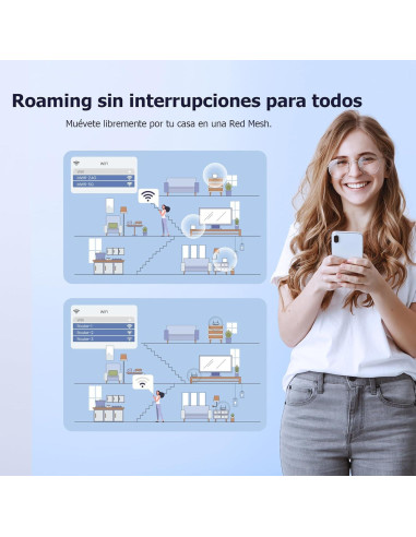 Sistema Wi-Fi Mesh Tenda MA6 3 Paquete 12V 1.20kg