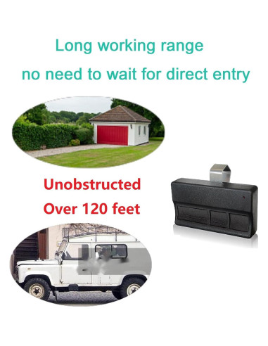 Control Remoto de Puerta de Garaje Datonten 3B373MAX - 2 Unidades