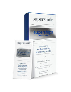 Tiras Blanqueadoras Supersmile, 14 Unidades, Sin Sensibilidad
