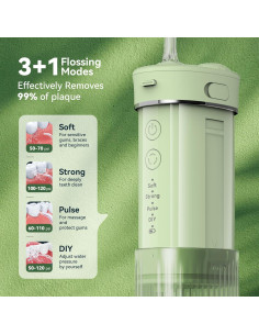 Irrigador Oral Portátil JTF F200-UV con Batería y 4 Modos 2
