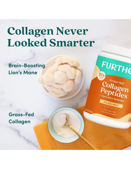 Polvo de Péptidos de Colágeno Avellana Further Food 279.9 g