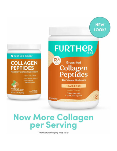 Polvo de Péptidos de Colágeno Avellana Further Food 279.9 g