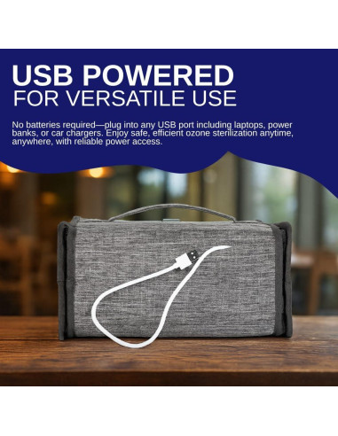Bolsa Esterilizadora Portátil Ultimaxx USB - Desinfección Ozono 99.9%