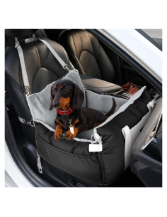 Asiento de Coche para Perros SIVEIS 3 en 1 - Elevador y Cama
