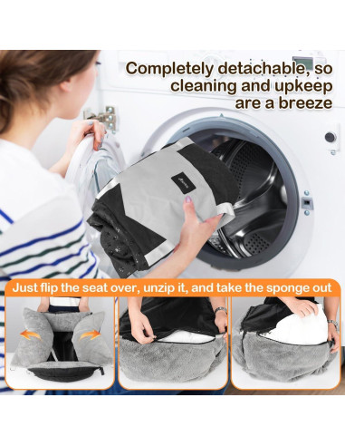 Asiento de Coche para Perros SIVEIS 3 en 1 - Elevador y Cama