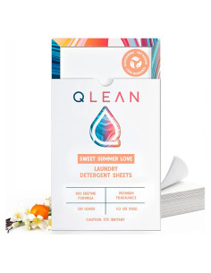 Hojas de Detergente QLEAN 120 Lavados Amor de Verano Dulce