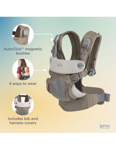 Portabebés Joie Savvy Lite 3-en-1 Ergonómico 1.6 kg