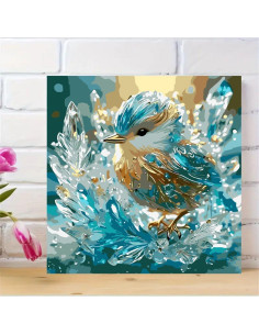 Kit de Pintura por Números SHICERNHJ 40x40 cm Acrílica Adultos 2