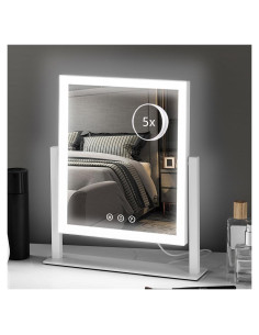 Espejo de Maquillaje Iluminado HIEEY 35.8cm, 3 Modos de Luz