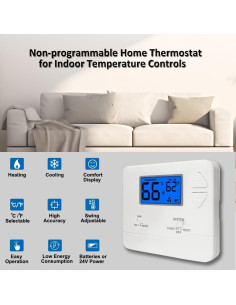 Termostato Digital Miuputake STN601 Azul 24V Ahorra Energía 2