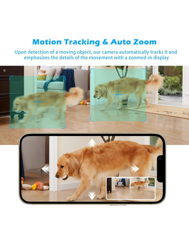 Cámara de Seguridad Interior Guoanvision S800 6MP 1080p WiFi 5G