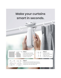 Abridor de Cortinas Automático Wonderlabs W1112 Bluetooth WiFi 2