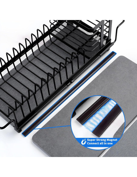 Escurridor de Platos AIDILI Expandible 12.1''-18.9'' Negro