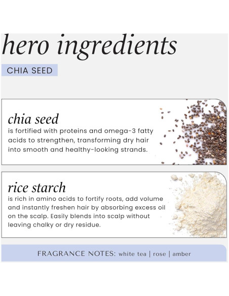 Duo Champú Seco Voluminizador Semilla de Chía HASK 2x121.9g y Acondicionador Argán 49.6g