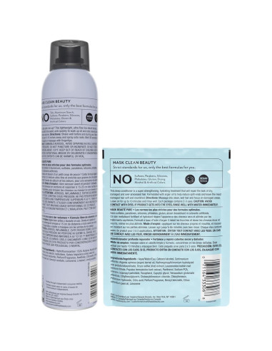 Duo Champú Seco Voluminizador Semilla de Chía HASK 2x121.9g y Acondicionador Argán 49.6g