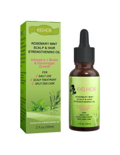 Suero Capilar Orgánico Biaoyun - Aceite de Romero y Menta 59g