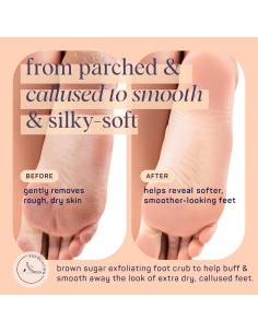 Exfoliante para Pies SpaLife con Azúcar Moreno y Manteca de Karité 2