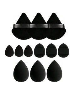 12 Esponjas de Maquillaje XMOSNZ - Puff Triangular Reutilizables