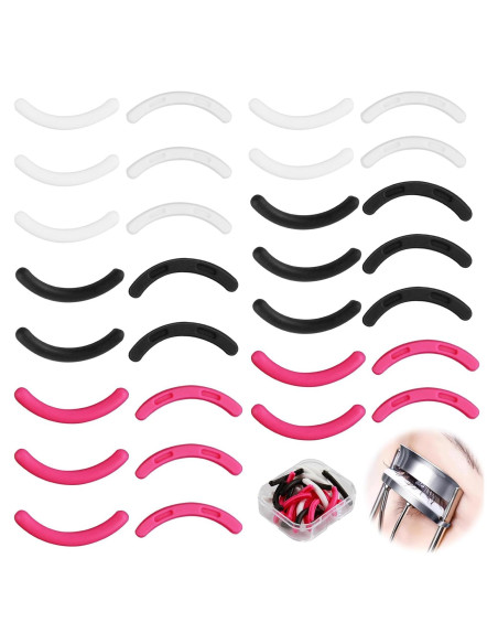 30 Almohadillas de Silicona para Rizador de Pestañas Revlon