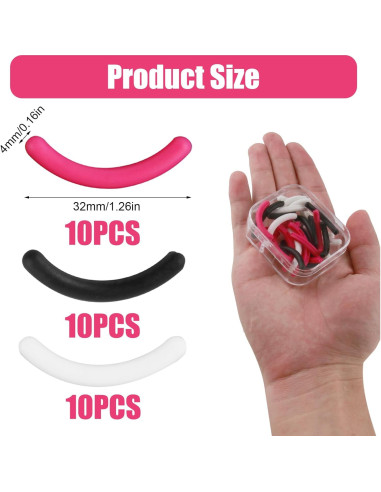 30 Almohadillas de Silicona para Rizador de Pestañas Revlon