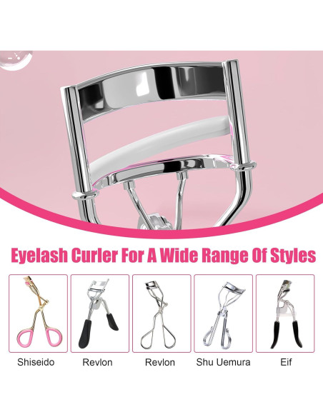 30 Almohadillas de Silicona para Rizador de Pestañas Revlon