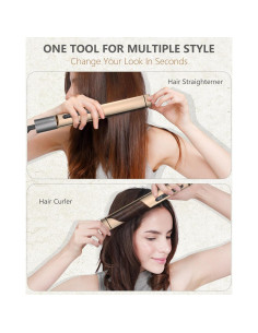 Plancha de Pelo KUSNCA V8 Cerámica Titanio 110-232C Doble Voltaje 2