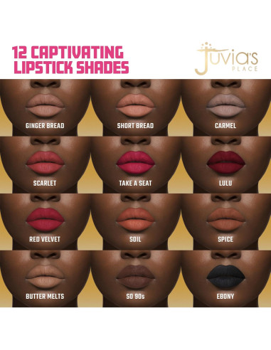 Pintalabios Líquido Mate Juvia's Place Rojo Terciopelo 32g