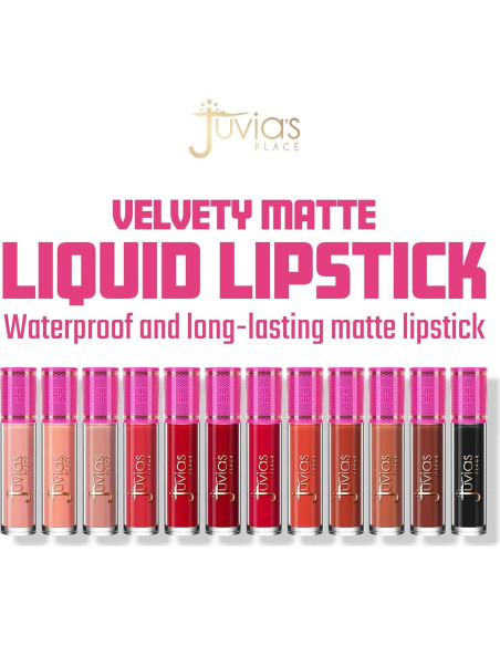 Pintalabios Líquido Mate Juvia's Place Rojo Terciopelo 32g Pintalabios Líquido Mate Juvia's Place Rojo Terciopelo 32g