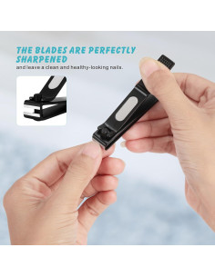 Juego de Cortauñas Bignes para Manos y Pies - Acero Inoxidable 2