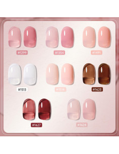 Conjunto de Esmalte de Uñas de Gel GAOY 8 Colores Translúcidos 2