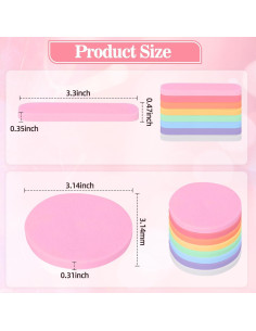 1080 Esponjas Faciales Comprimidas ToiULik - Limpieza y Exfoliación 2