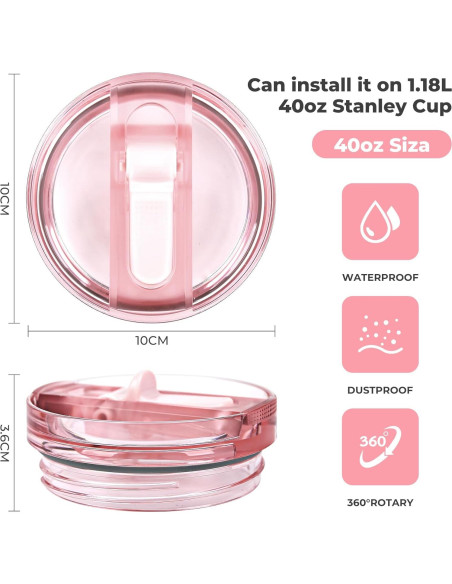 Tapa a Prueba de Fugas Fstuffs para Vaso Stanley 40oz - 2 Paquetes