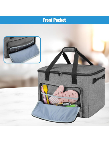 Bolsa Grande LUXJA para Ninja Possible Cooker Pro - Gris