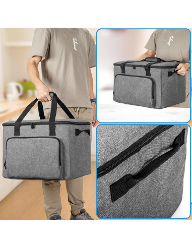 Bolsa Grande LUXJA para Ninja Possible Cooker Pro - Gris