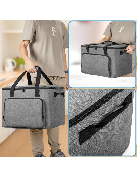 Bolsa Grande LUXJA para Ninja Possible Cooker Pro - Gris