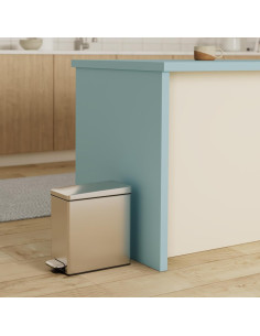 Bote de Basura de Acero Inoxidable Simplehuman 10L Cepillado 2