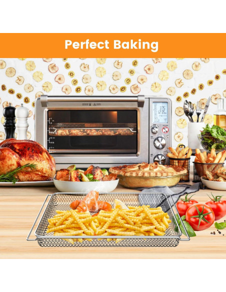 Cesta de Freidora de Aire GXF para Breville BOV900BSS 41.9x29.7 cm Cesta de Freidora de Aire GXF para Breville BOV900BSS 41.9x29.7 cm