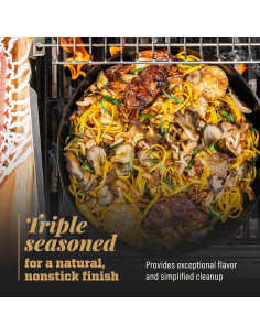 Juego de Sartenes de Hierro Fundido Lodge Blacklock 26 y 30.5 cm 2