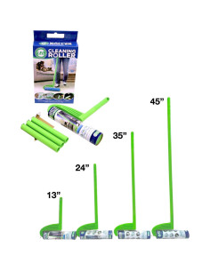 Rodillo Quitapelusas Leo con Mango Extensible 25 Hojas 10" 2