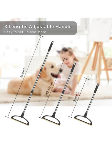 Rastrillo de Alfombra TOSMAL 2 en 1 para Pelo de Mascotas