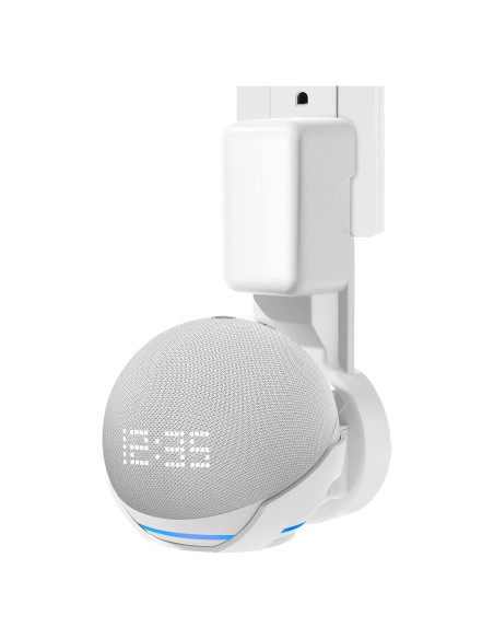 Soporte de Montaje en Pared FUQINTOP para Echo Dot 5ta Gen Blanco