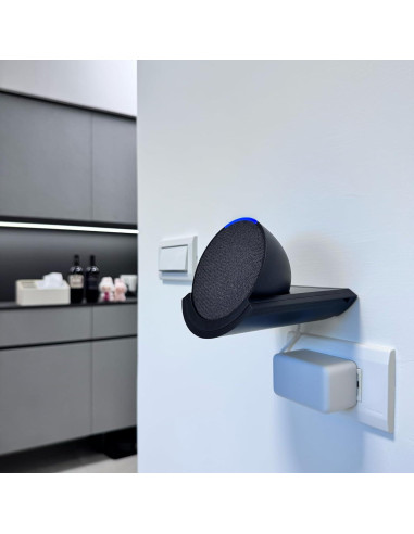 Estante de Montaje en Pared Sintron para Echo Pop - Negro